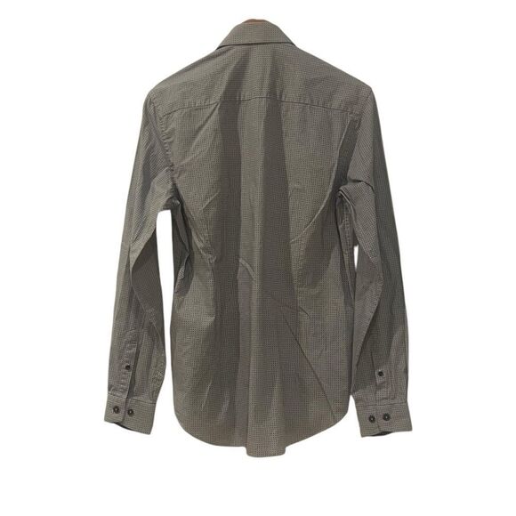 Construct grey slim fit button down shirt - Picture 5 of 7